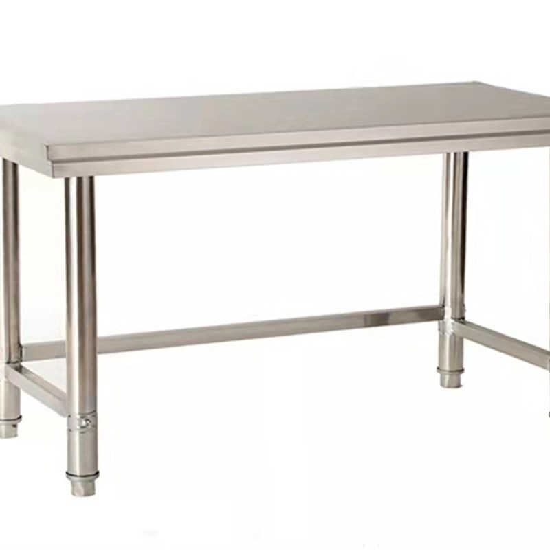 定制加厚高60一双层不锈钢厨房置物架微波炉架收纳小桌子烤箱架子