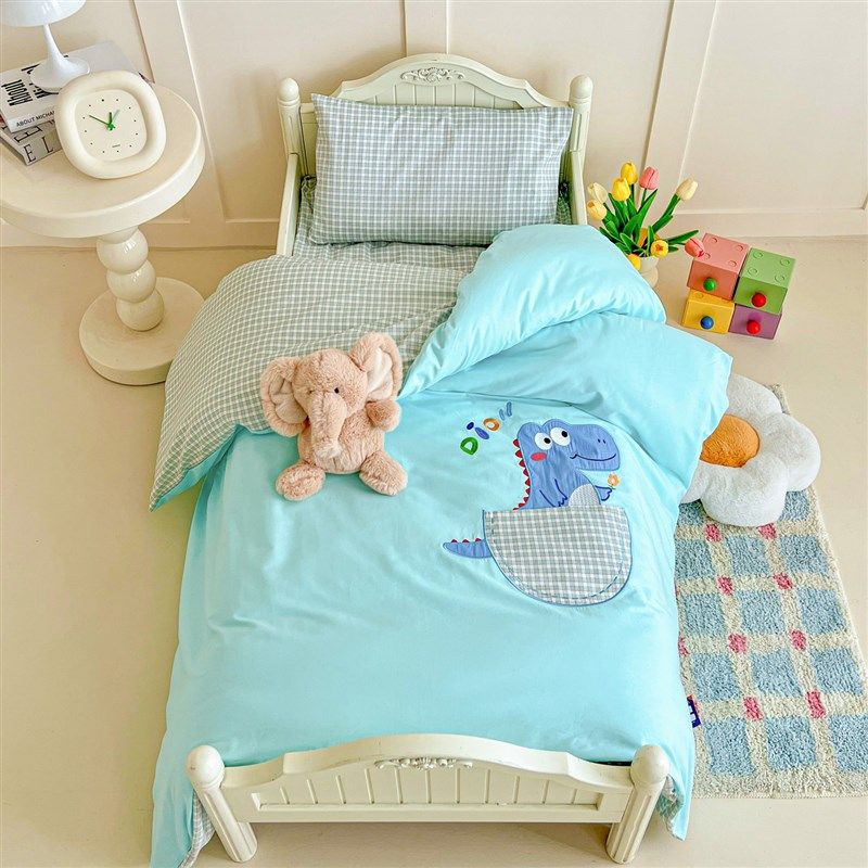 纯棉幼儿园被子三件套宝宝午睡入园专用被套被褥六七件套儿童床品,婴童用品,婴童多件套,淘宝优惠券,粉丝福利购,淘宝优惠卷