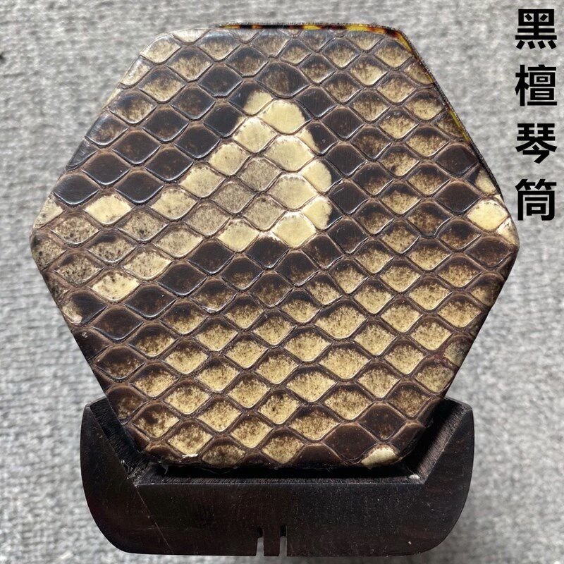 二胡琴筒子金花蟒背脊皮白木红木紫檀黑檀圆孔扁孔手工蒙皮厂家