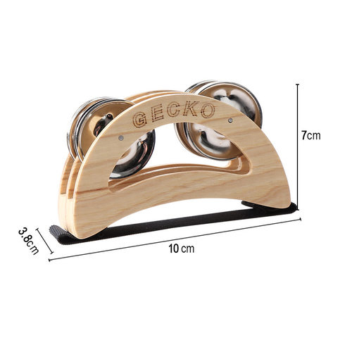 壁虎箱鼓伴侣响板响铃铛脚铃卡宏鼓卡洪鼓打击乐队伴节奏小打配件