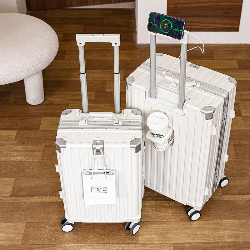 行李箱拉杆箱铝框20旅行箱密码24男女学生26万向轮结实28寸皮箱子