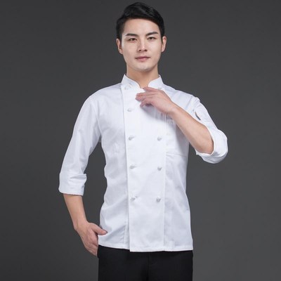 西点师工作服面点工衣烘焙服面包房服装烹饪培训服酒厨厨师服长袖