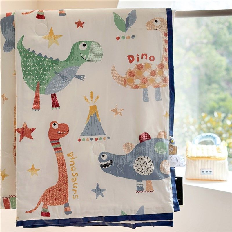 全棉A类长绒棉单人夏凉被150x200可机洗长绒棉空调被儿童轻薄被子,床上用品,化纤被,淘宝优惠券,粉丝福利购,淘宝优惠卷