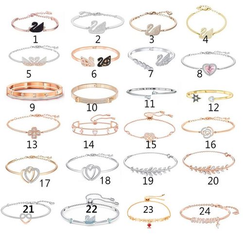 甜美情侣黑天黑天鹅手链女