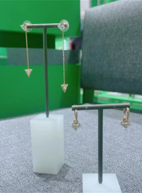 新款三角形水滴项链手镯耳环