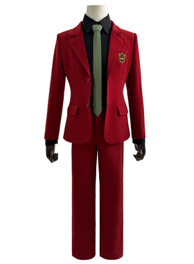 灵巡三生蓝色监狱BLUE LOCK凯撒红色西服cos服
