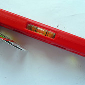 以色列平水尺带磁性型磁槽防撞珠红色水平尺