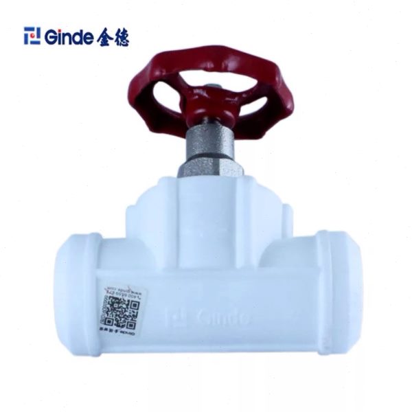 金德管业20ppr水管配件截止阀4分/6分/1寸25冷热管家用接头管件