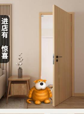 木门卧室实木覆合无漆门室内房间卧室门简易轻奢免漆套装江山木门