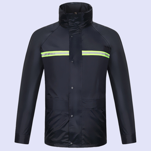 全身防暴雨女士分体防水徒步雨衣骑手电动车 男款 雨衣雨裤 装