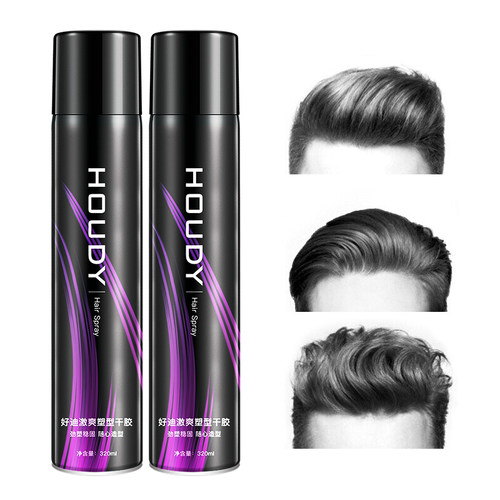 好迪发胶喷雾定型男士蓬松啫喱水膏发胶女清香头发造型发泥发蜡