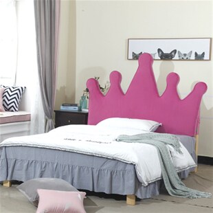 芝兰 皇冠床头靠垫床头板软包双人大靠背枕榻榻米靠垫背拆洗美式