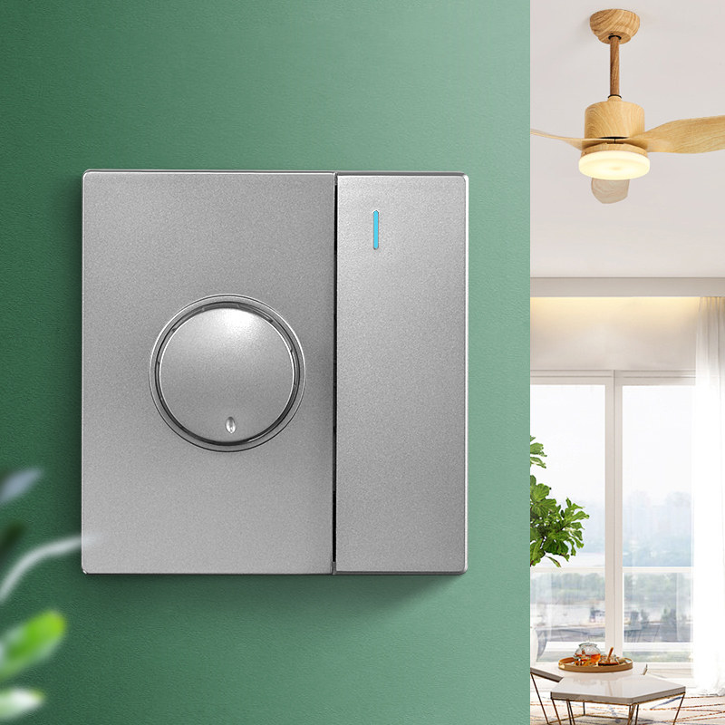 吊扇灯风扇灯调速开关86面板调速器带灯开关一开双控无极调速器,电子/电工,调速开关,淘宝优惠券,粉丝福利购,淘宝优惠卷