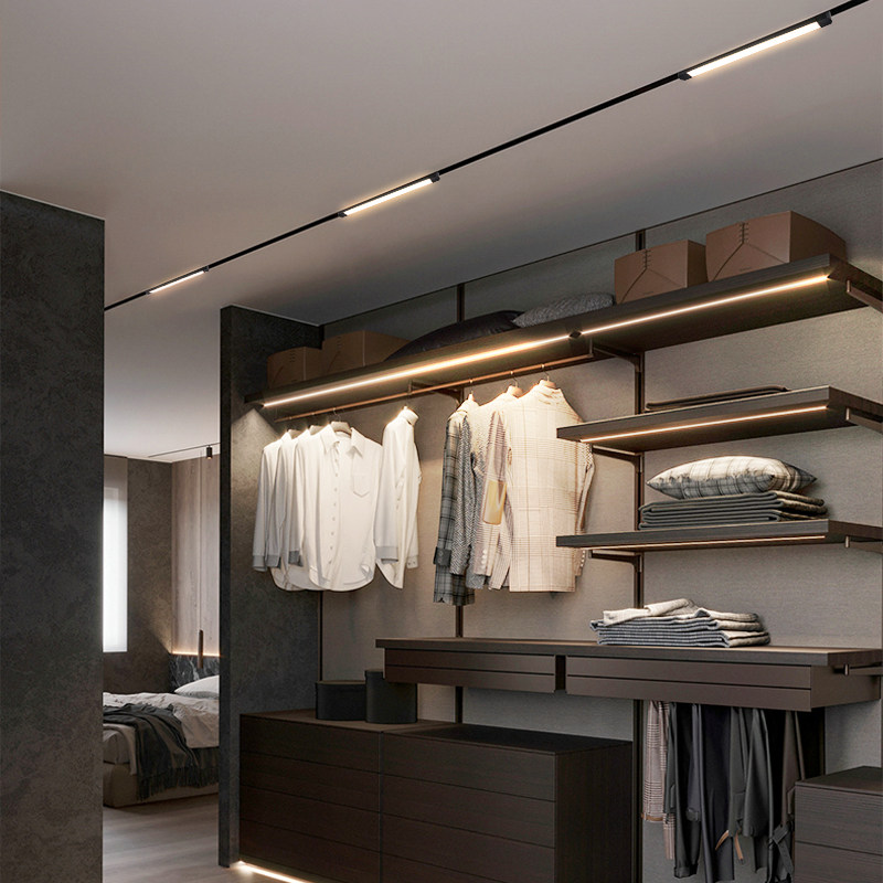 凯信泛光线条灯可调LED超薄聚光射灯客厅展厅商用长条吸顶轨道灯,家装灯饰光源,轨道磁吸灯,淘宝优惠券,粉丝福利购,淘宝优惠卷