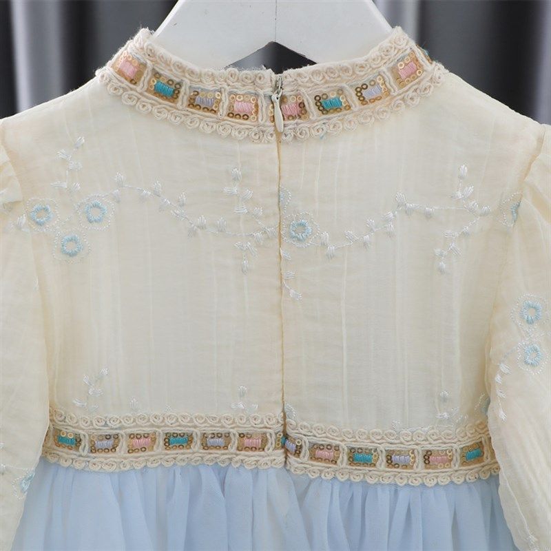 女童新中式连衣裙春装2025新款儿童春装中国风汉服宝宝网纱公主裙,童装/婴儿装/亲子装,汉服,淘宝优惠券,粉丝福利购,淘宝优惠卷