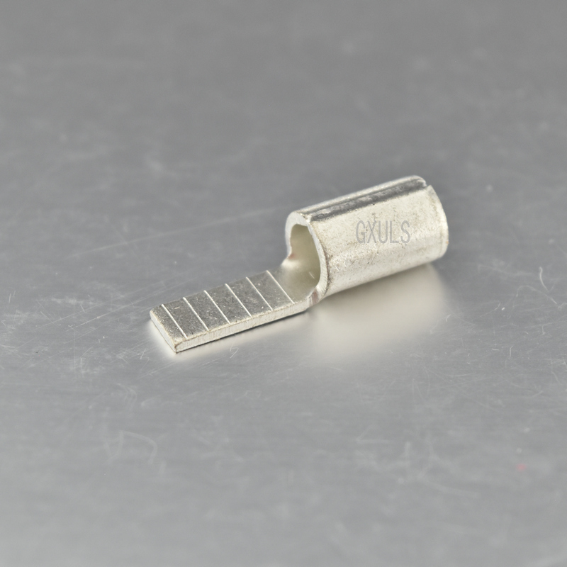 16平方空开端子DBN14-16紫铜片形裸接线端头电线接头50个线鼻子