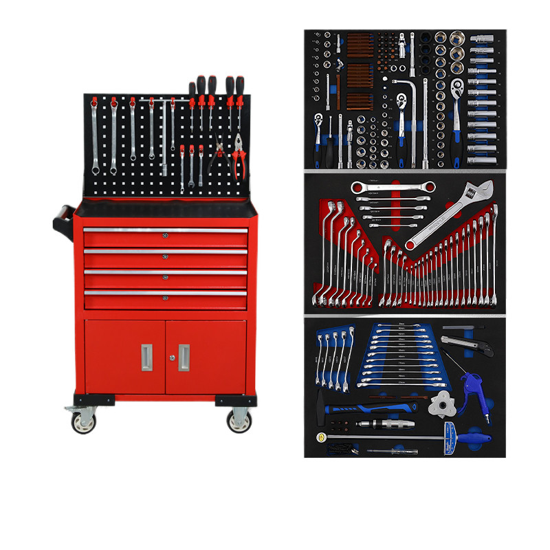 旺邦专业汽修机修组套工具车带216件181件352件套工具绝缘电工套
