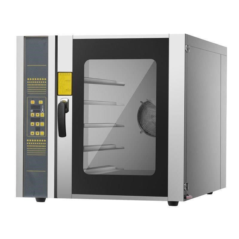 热风循环烤箱商用五盘喷雾热风炉蛋糕面包房十盘智能电烤箱