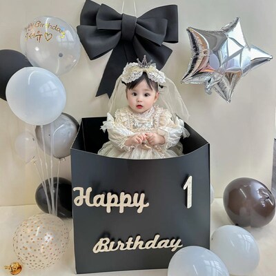 儿童精美包装空盒周岁生日超大惊喜盒子网红款礼物盒男生女孩布置