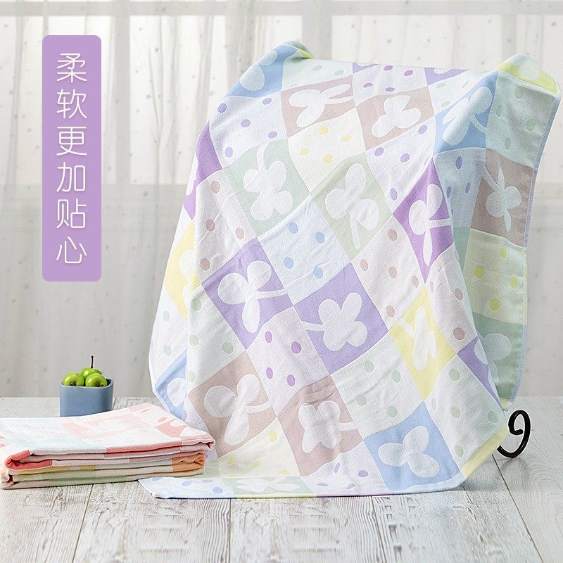 婴儿浴巾纯棉双层纱布可爱被芯儿童超柔软吸水新生儿毛巾被盖毯薄,婴童用品,浴巾,淘宝优惠券,粉丝福利购,淘宝优惠卷