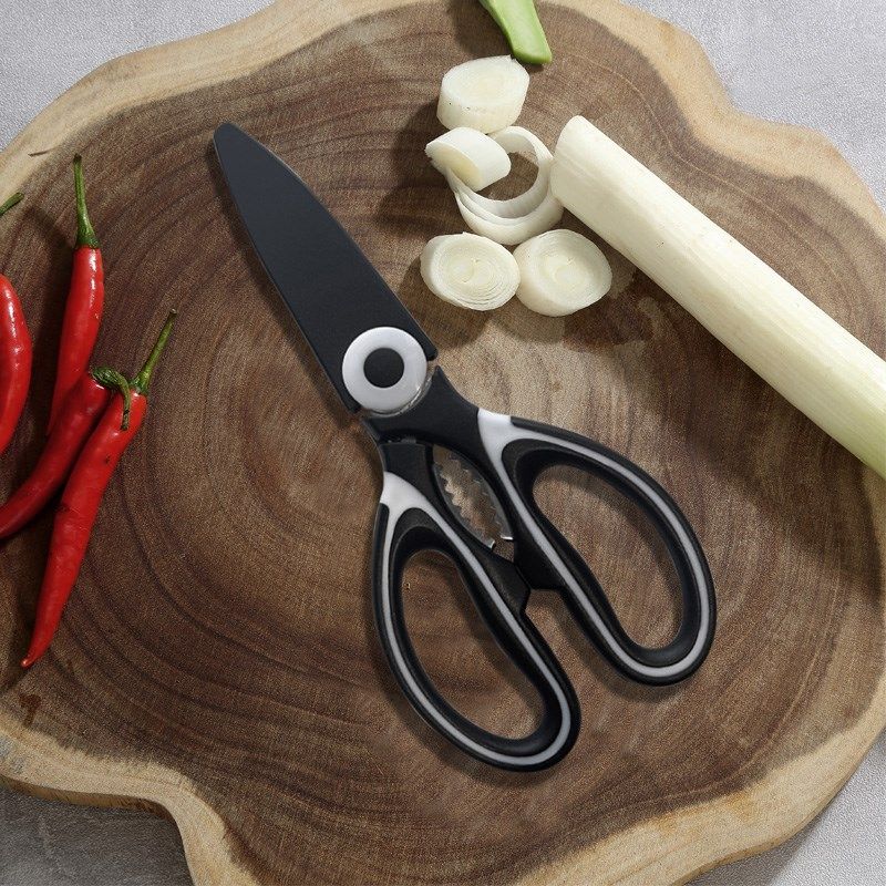 四夕郎厨房剪刀家用不锈钢强力鸡骨剪专用剪菜烤肉多功能裁缝剪子,居家日用,厨房剪刀,淘宝优惠券,粉丝福利购,淘宝优惠卷
