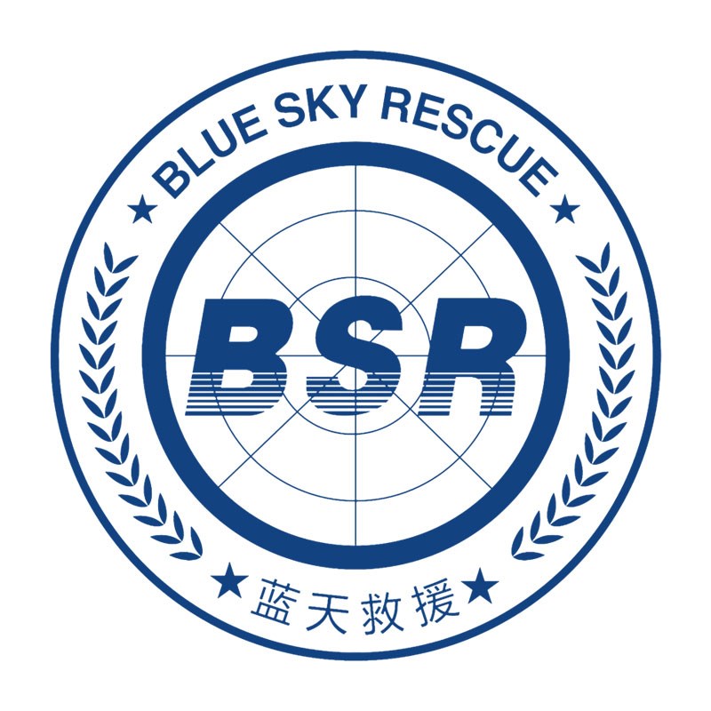 可定制蓝天救援队道路救援镂空反光车贴车身划痕贴后窗玻璃贴