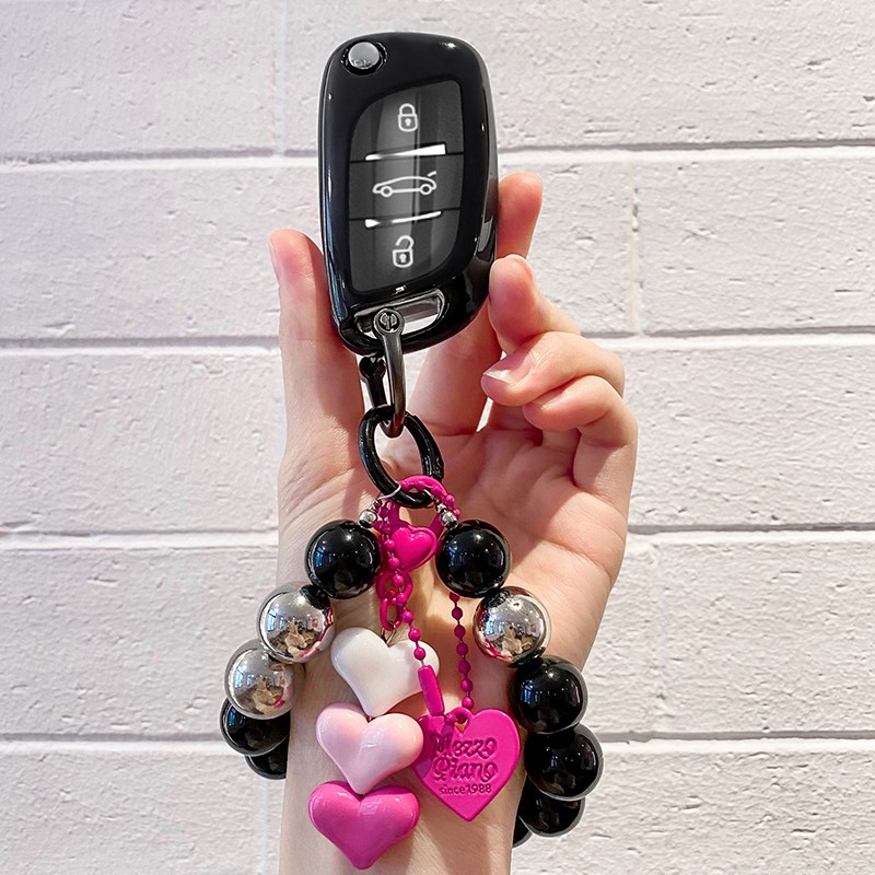 雪铁龙c4l钥匙套标致408世嘉308改装4008女3008全包c5汽车ds壳扣