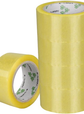 透明胶带快递打包封箱胶封口优质胶带胶纸透明黄色胶布家用宽4.8