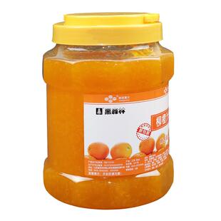 正宗黑森林柳橙果粒柳橙果粒果酱刨冰果酱浓浓饮料沙冰果酱3