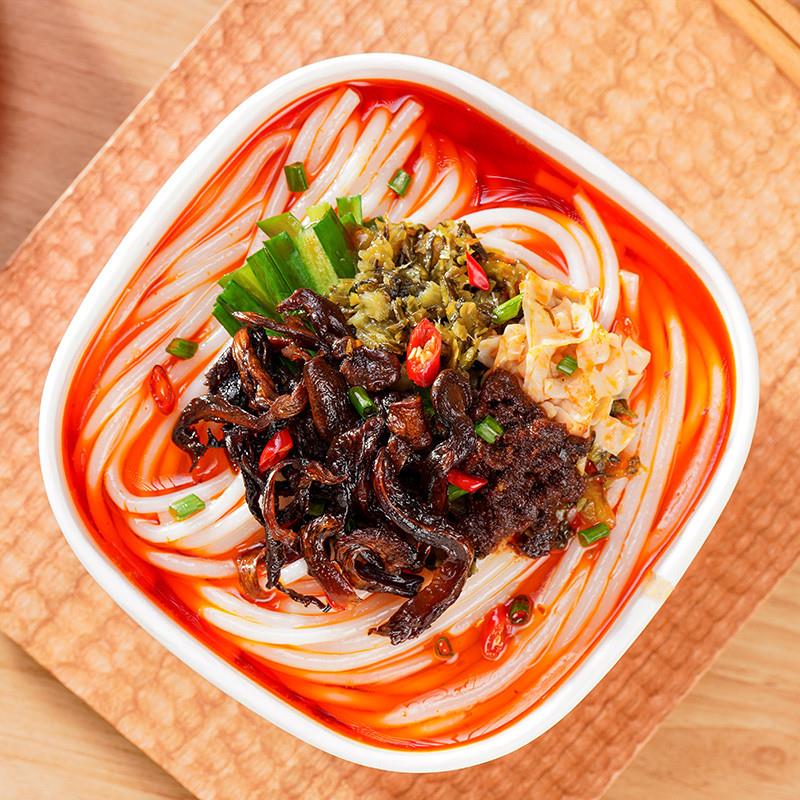 正宗鸡枞菌小锅米线盒装冲泡速食夜宵过桥米线非野生 菌