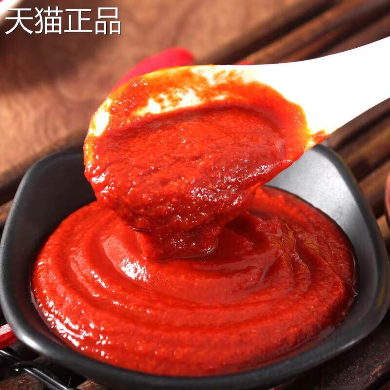 桐乡特产红辣酱辣椒酱玻璃瓶装烧麦煎饺馄饨面条蘸料乌镇辣椒酱料