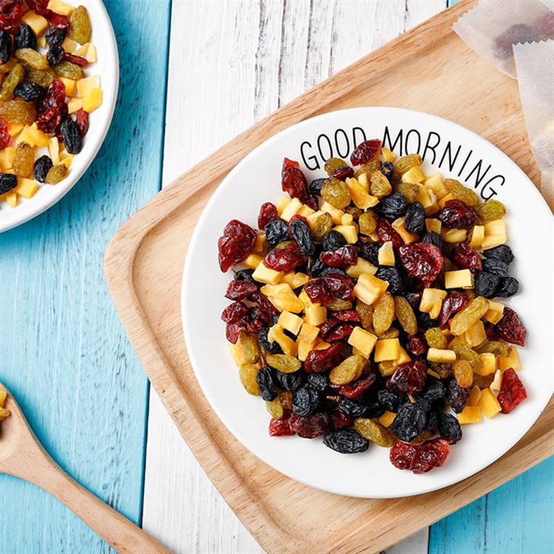 正宗果干果脯零食组合混合装500克水果茶果干片芒果丁葡萄提
