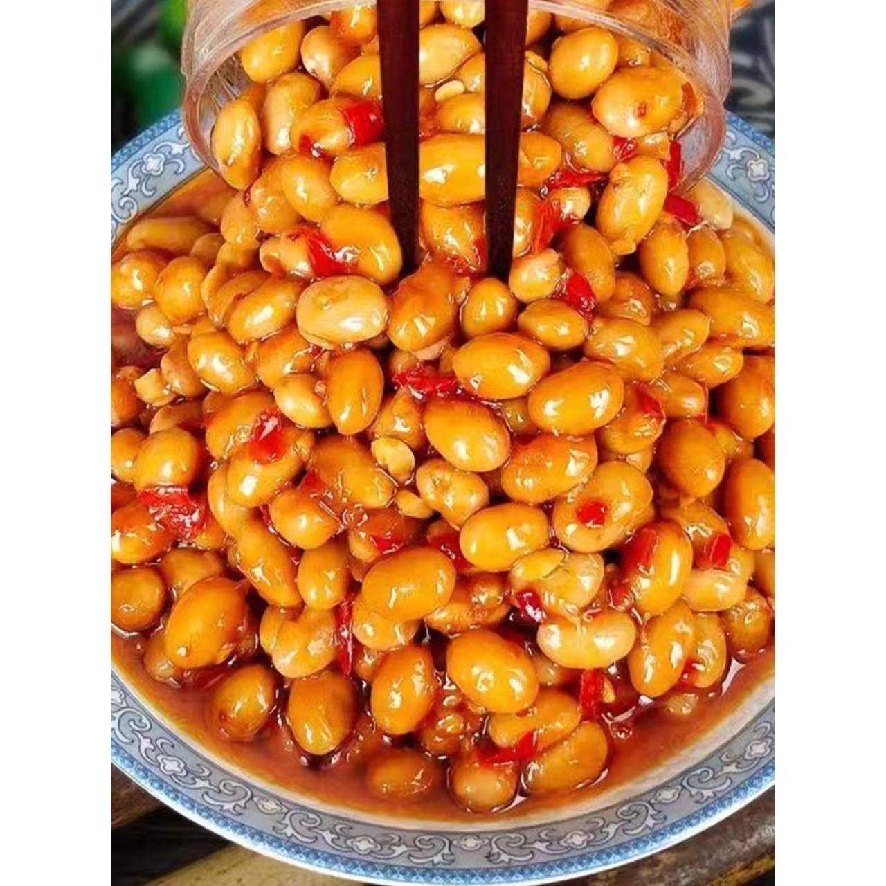 黄豆豉云南德宏特产姜丝水豆豉农家自制香辣黄豆下饭菜酱豆子豆瓣