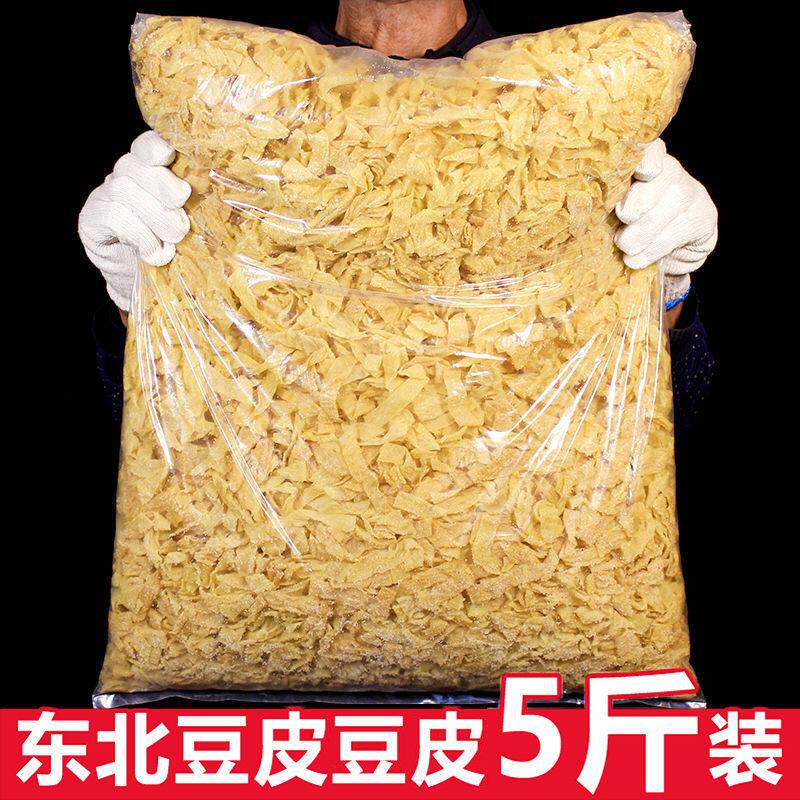 新日期豆腐皮丝干豆皮东北特产干货油豆皮豆制品蛋白肉腐竹凉拌菜