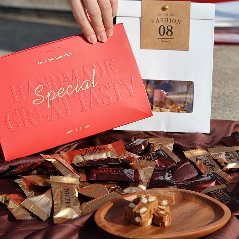 正宗喜糖海盐巴旦木太妃糖