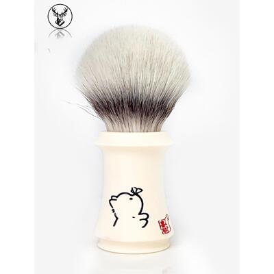 ARNO-白蛋白灯塔男士湿剃特二獾毛胡须刷胡刷胡扫剃须刷