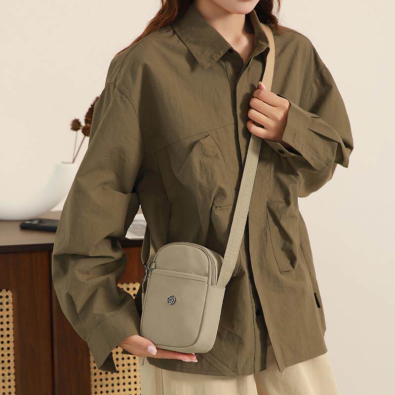 好货2025新款潮尼龙布包女包休闲百搭单肩斜挎包小包包轻便女士手