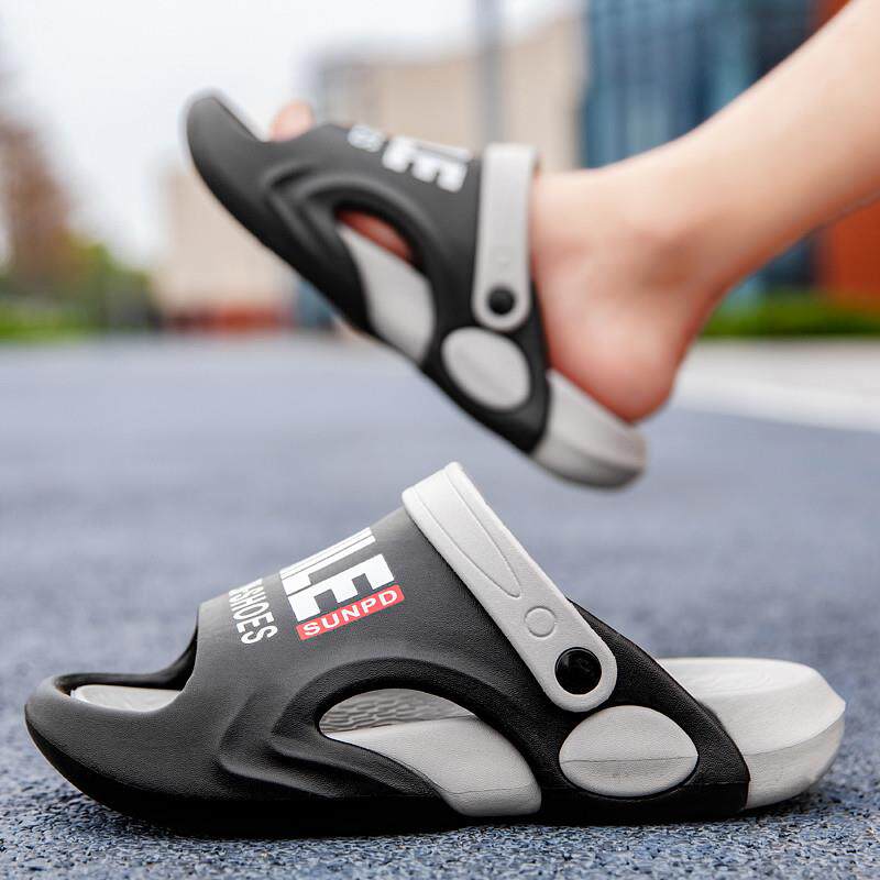 好货青少年凉鞋男初中生防臭防滑潮牌软底不累脚运动拖鞋夏外穿沙