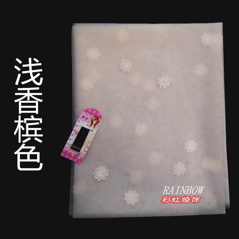 推荐头纱婚纱新款韩式简约旅拍短款百搭新款花朵头纱新娘拍照超仙