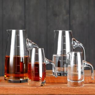 好货白酒分酒器套装分酒壶家用饭店用洋酒小杯玻璃红酒扎壶醒酒量