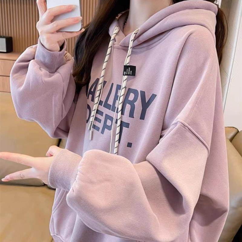 好货15初中学生13少女12岁大童连帽卫衣女2025新款秋冬季中长款上