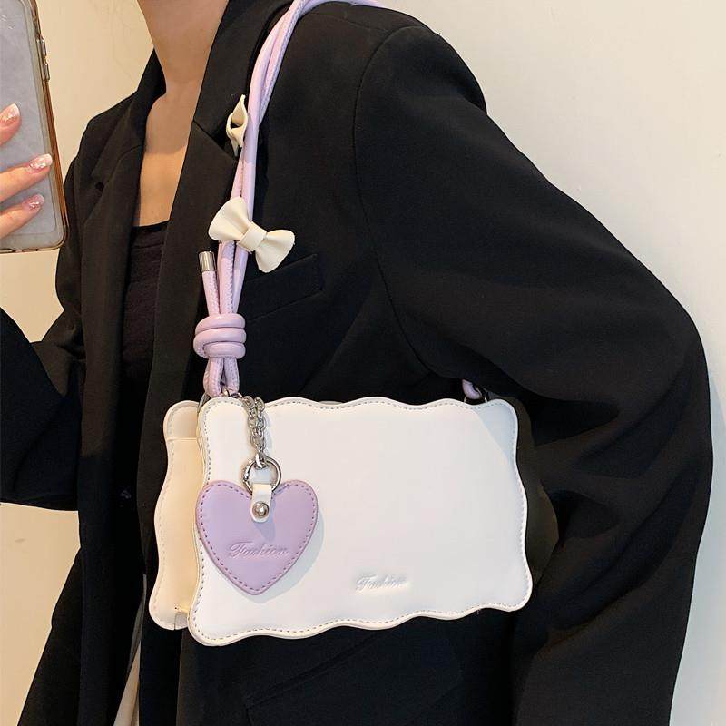 好货小众韩系腋下包包女春夏2025新款蝴蝶结少女小方包时尚洋气单,箱包皮具/热销女包/男包,小方包,淘宝优惠券,粉丝福利购,淘宝优惠卷