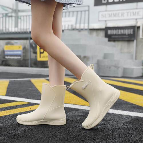 好货收束口时尚雨鞋女防滑