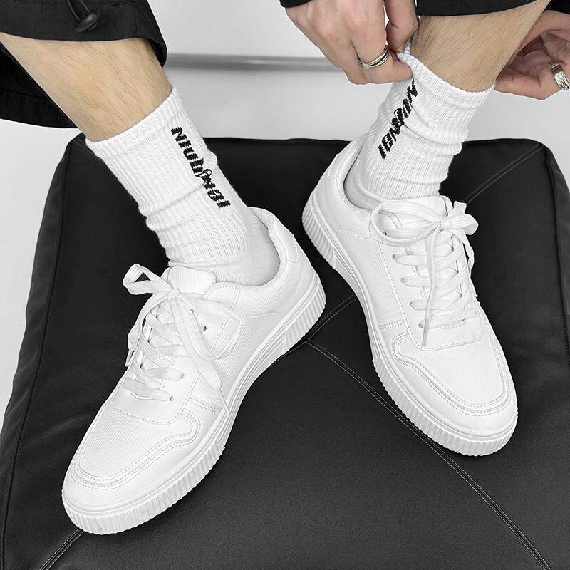 好货纯白小白鞋男款2026新款夏季透气薄款男士休闲板鞋学生运动潮