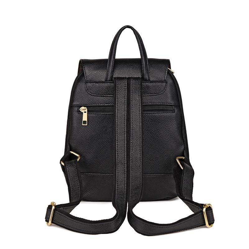 好货头层牛皮2023新款真皮双肩包英伦风女包软皮百搭韩版潮小清新