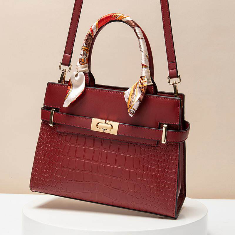 好货妈妈包结婚2025新款包包高级感软皮婆婆婚礼红色婚包斜挎手提