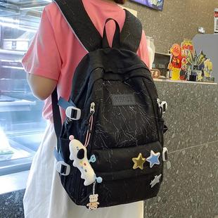 好货简约书包少女初中生高颜值大容量韩版可爱中学生双肩包大学生