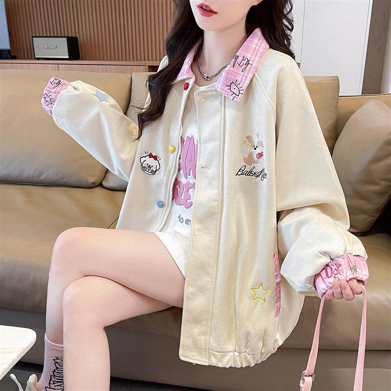 好货少女学院风可爱棒球服