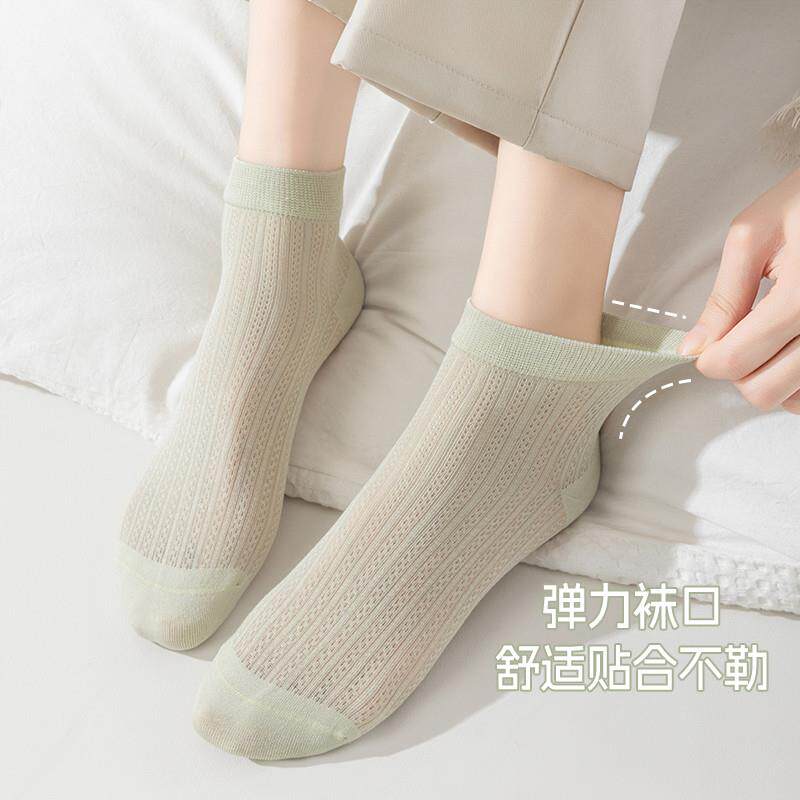 桑蚕丝袜子女夏季薄款凉感低帮短袜吸汗透气防臭无骨袜女士夏天