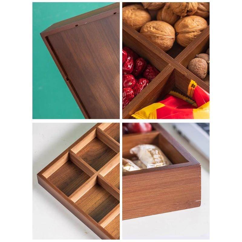 好货干果盘水果零食盘九宫格客厅家用点心托盘风格盘糖果坚果瓜子